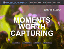 Tablet Screenshot of molecularmedia.com